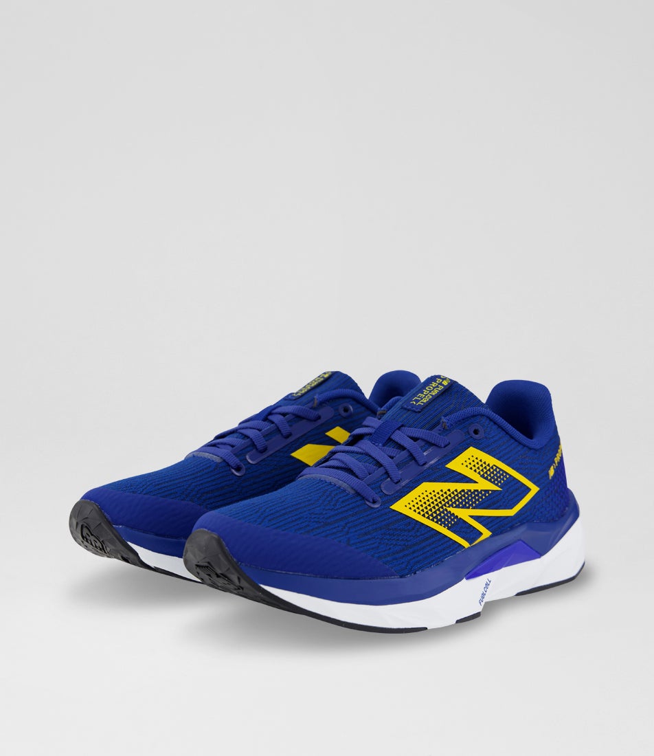 Propel Youth Blue Yellow Mesh Sneakers
