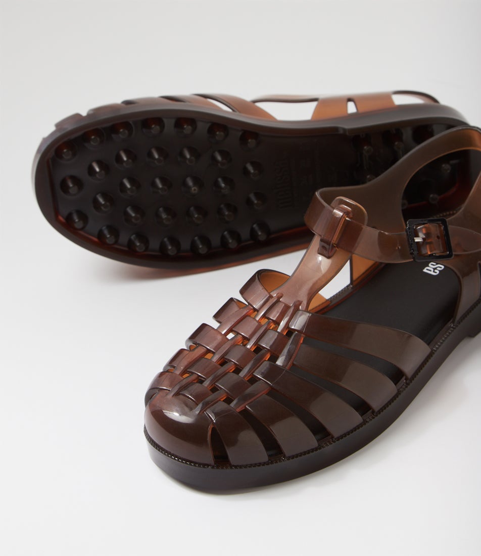 Melissa Possession Ad Brown Pvc Sandals