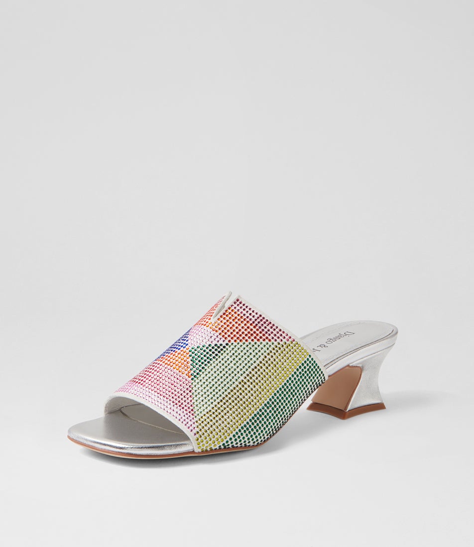 Wenz Silver Multi Sandals