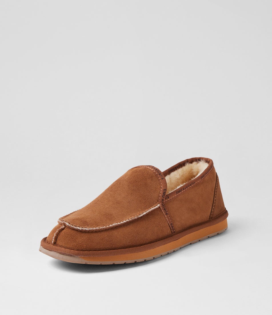 Platinum Hume Chestnut Sheepskin Slippers