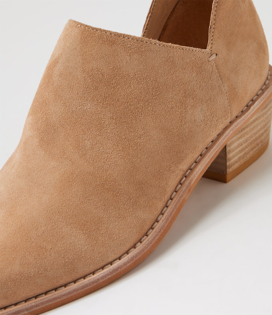 Dolfin Sand Suede Ankle Boots