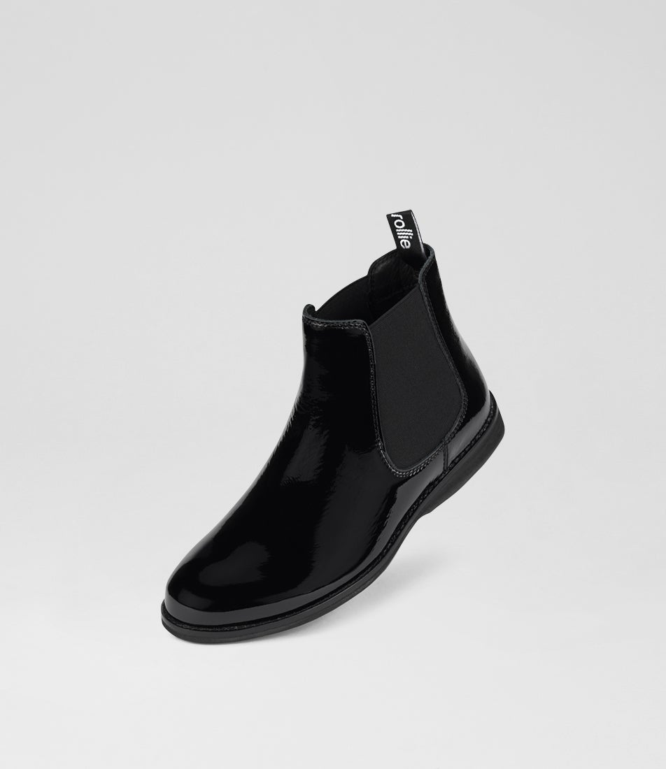 Chelsea Boot Black Patent Leather Chelsea Boots