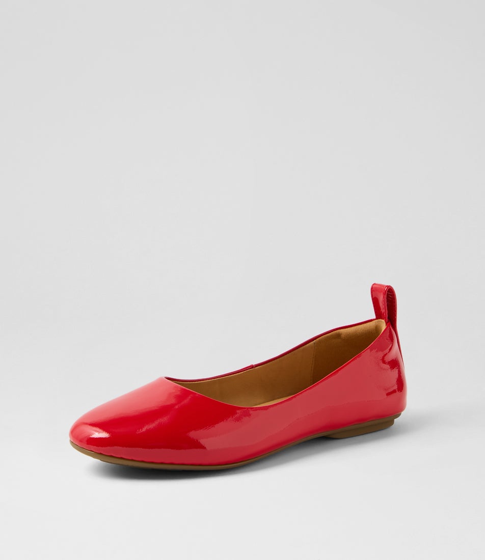 Ballet Red Patent Leather Ballet Flats