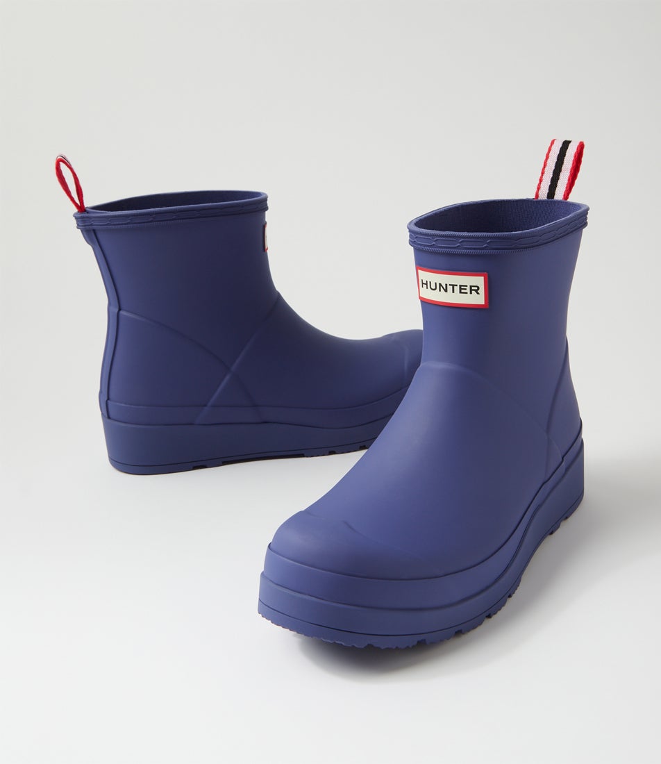 Play Short Boot Skipper Blue Smooth Ankle Boots Play Short Boot Skipper Blue Smooth Ankle Boots