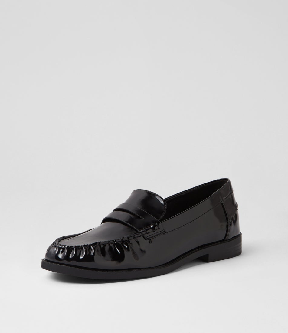 Albert Black Patent Pu Loafers