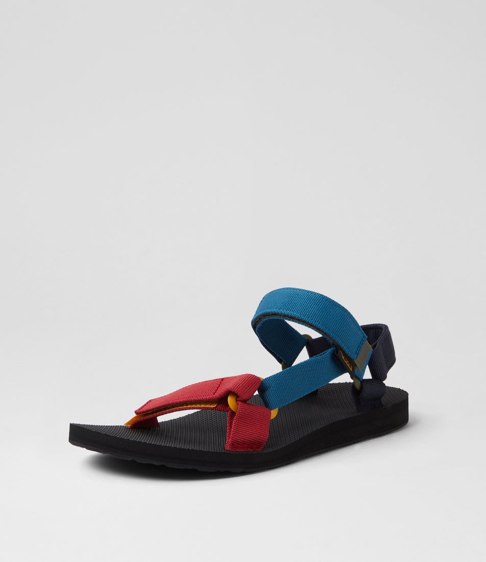 M Original Universal Blue Coral Multi Fabric Sandals
