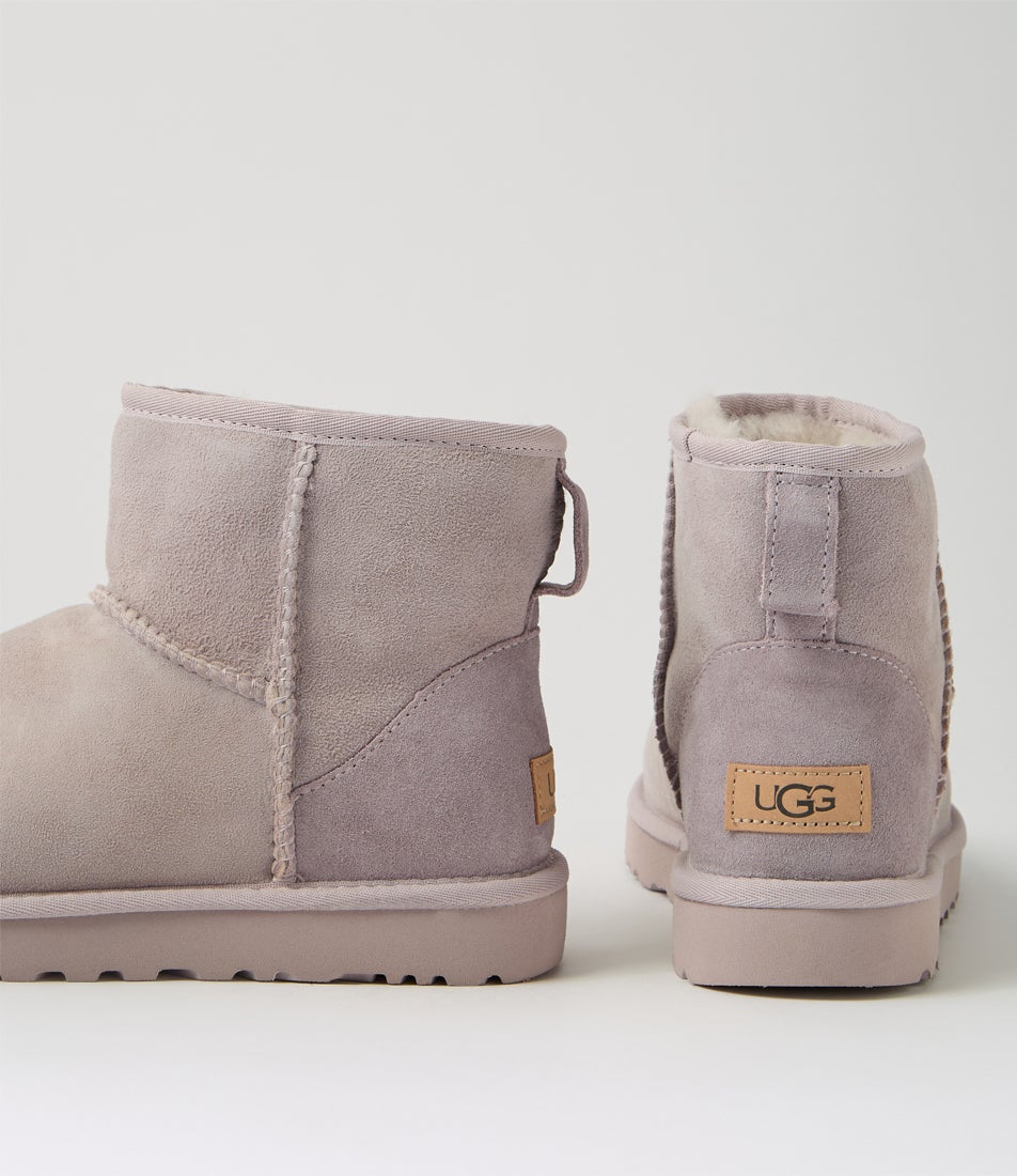 Classic Mini 2 Pale Smoke Sheepskin Calf Boots