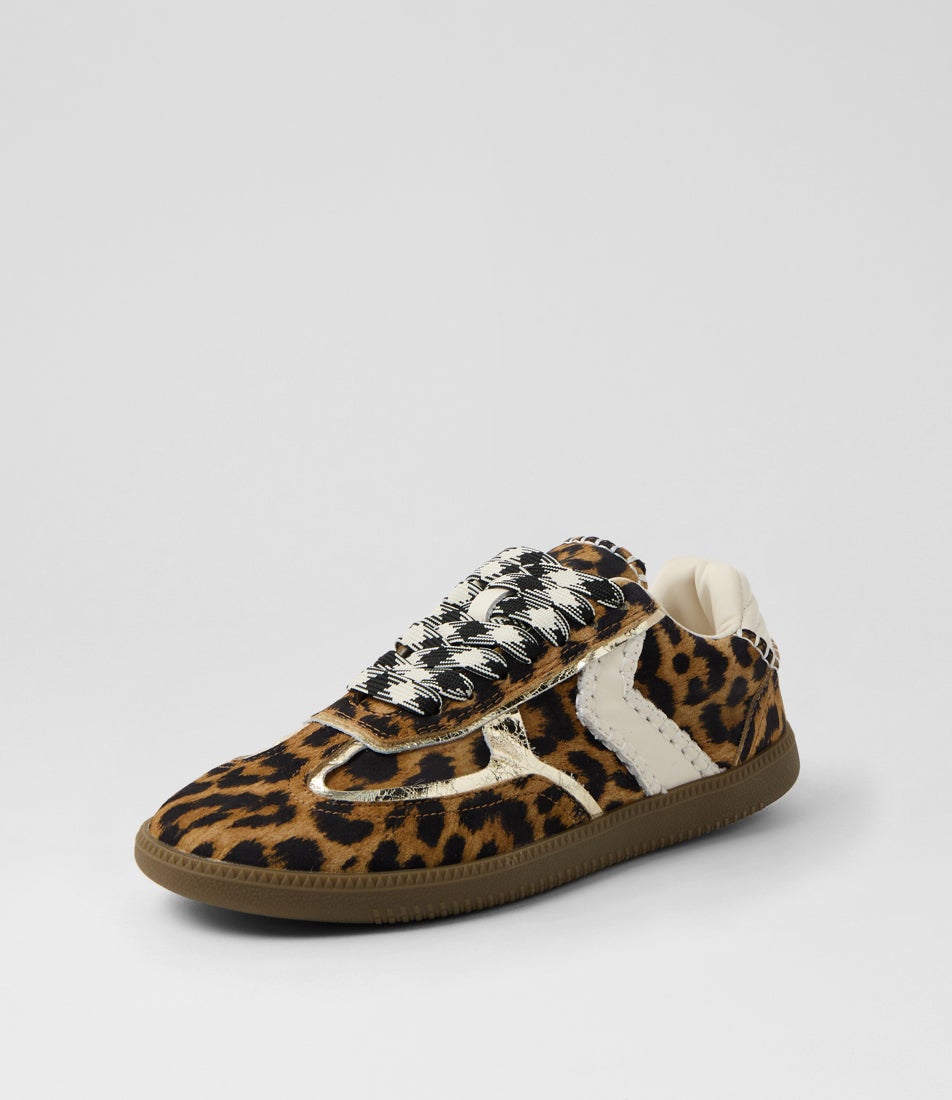 Generous Leopard Mix Leather Sneakers
