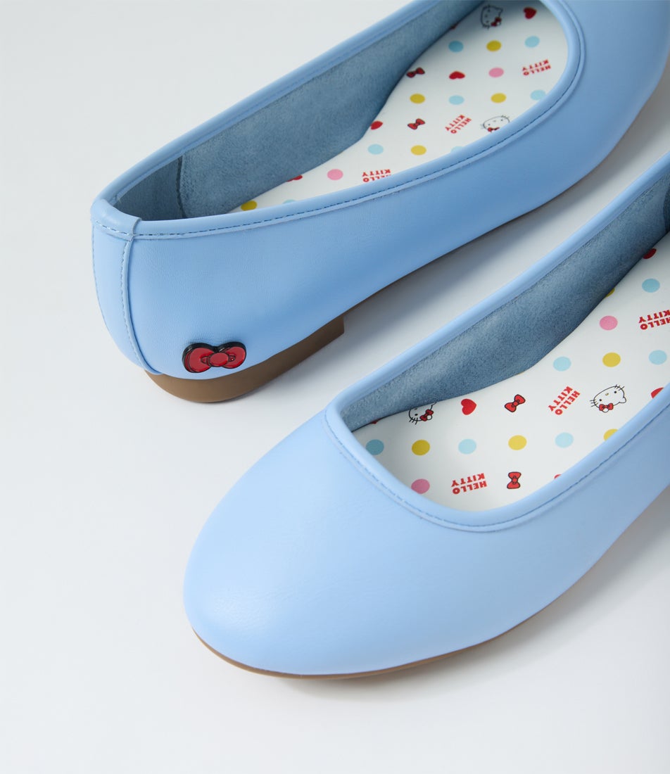 Hello Kitty Delight Pale Blue Flat Shoes