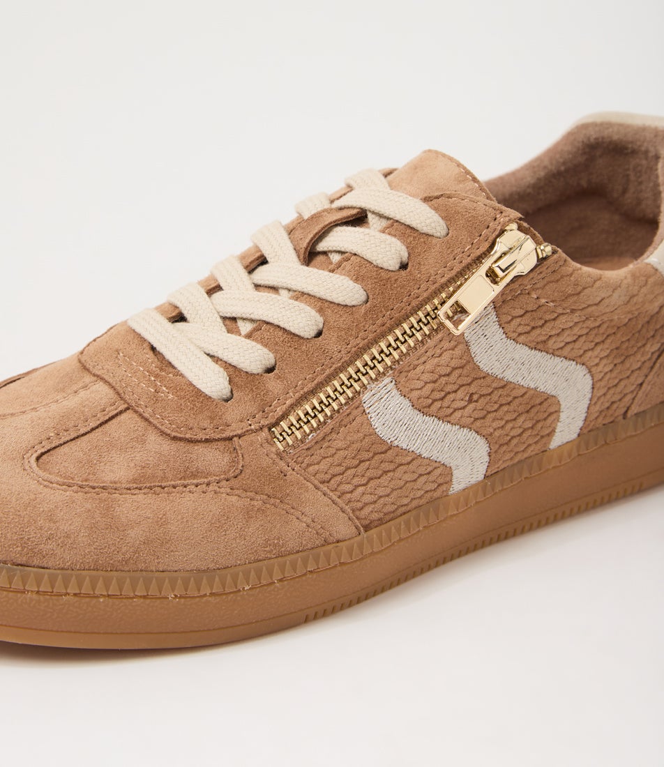Darcys Light Choc Multi Sneakers