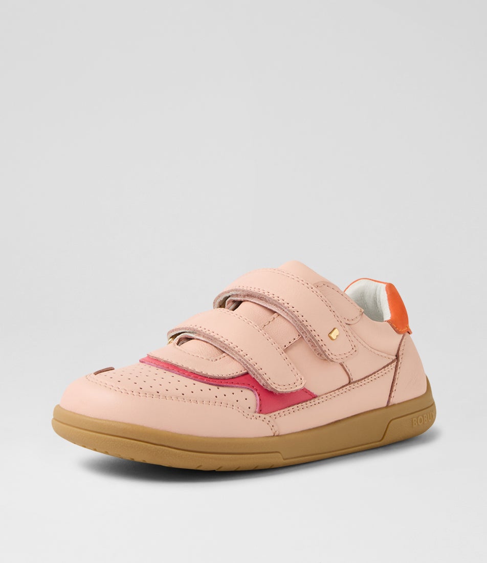 Kp Hunter Junior Cameo Rose Nasturtium Leather Flat Shoes