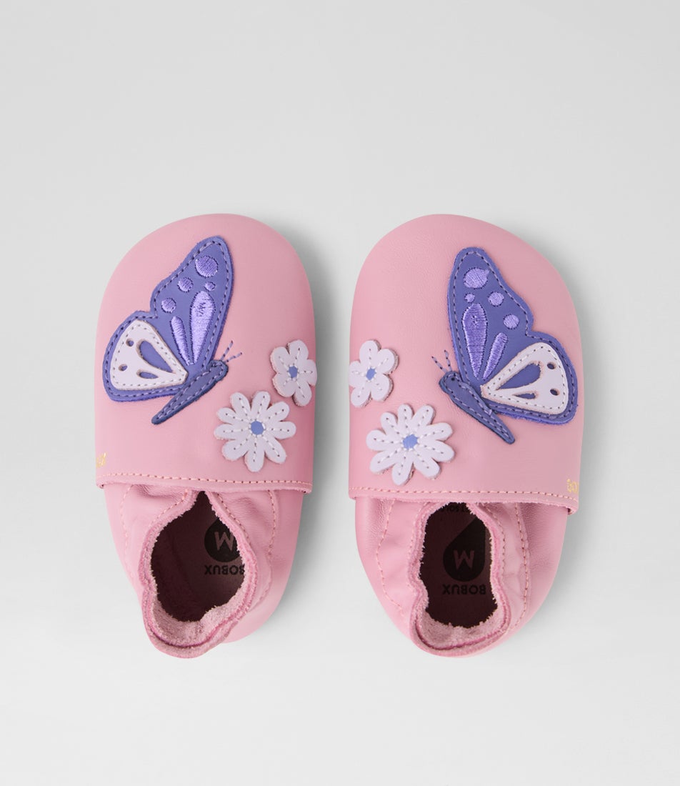 Ss Athalia Infant Lilas Leather Flat Shoes