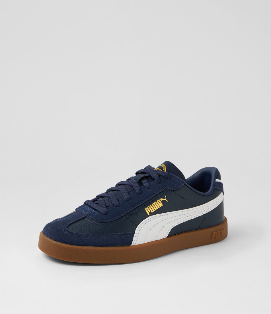 Puma Club 2 Era M Navy White Gold Sneakers