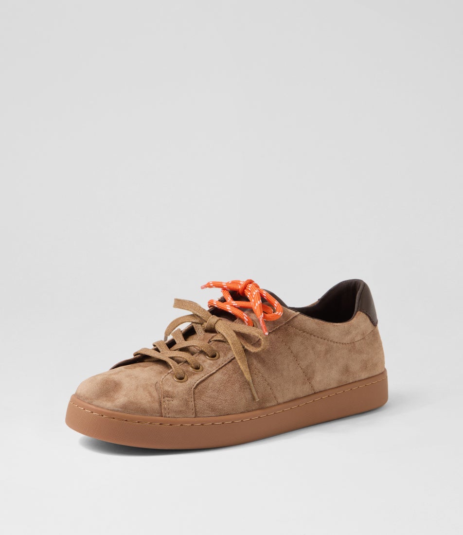 Nelsy Light Choc Suede Sneakers