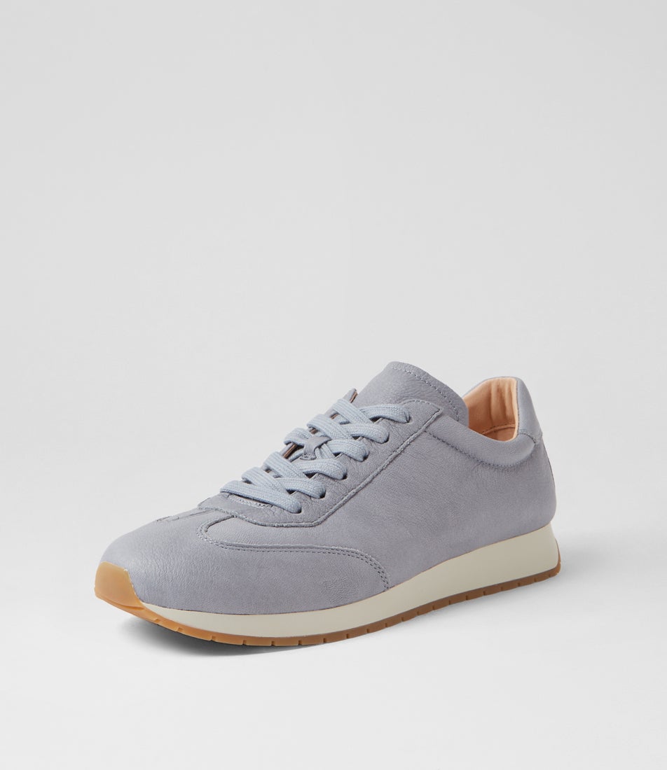 Pollins Dark Denim Leather Sneakers