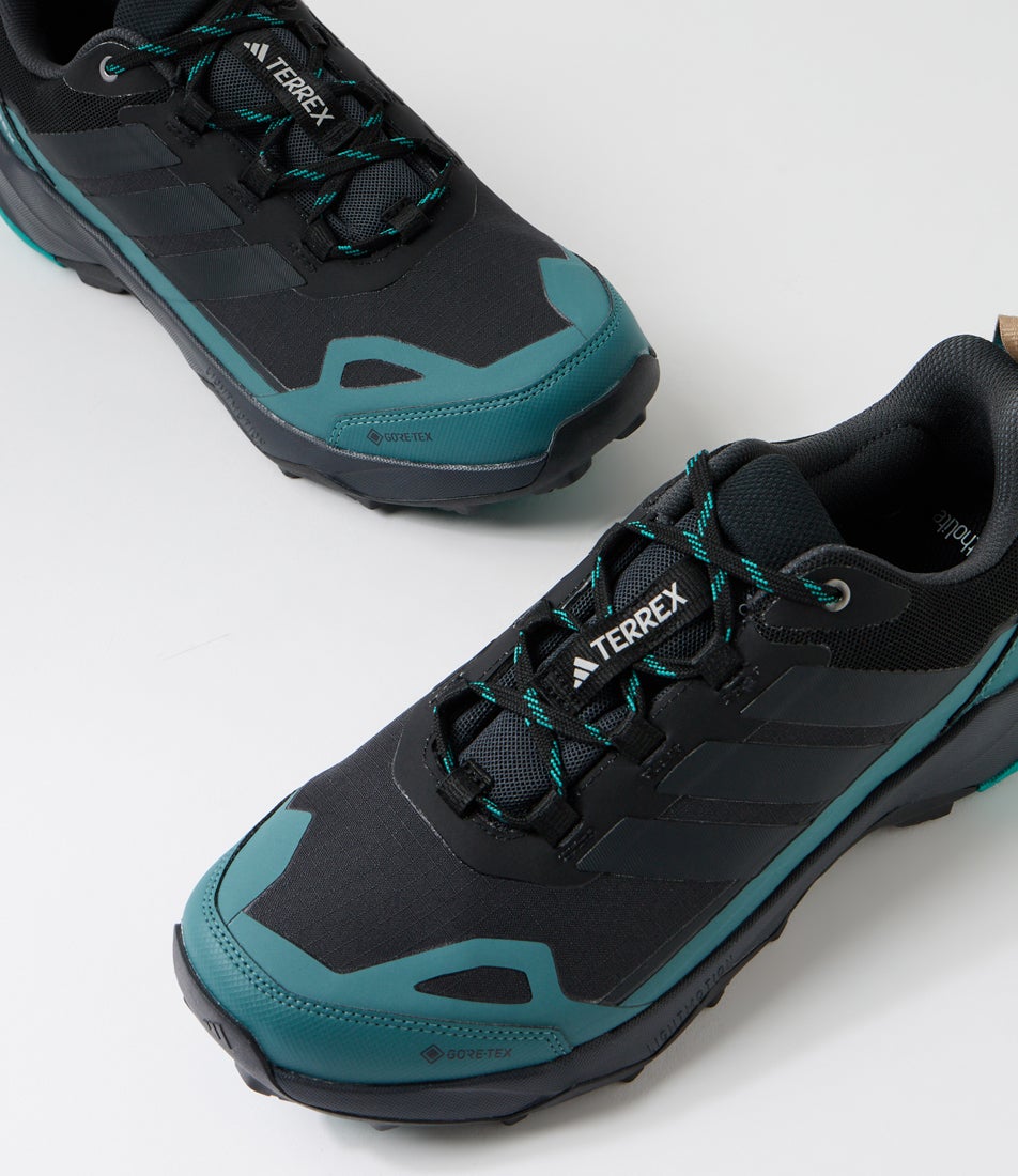 Terrex Skychaser Ax5 M Black Carbon Teal Fabric Sneakers