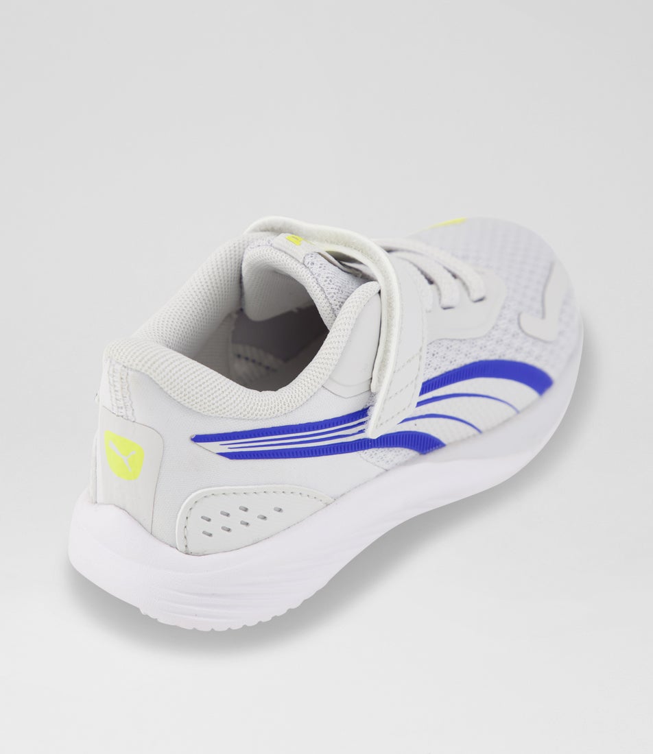 Pounce Lite Toddler Feather Gray Royal Sapphire Mesh Sneakers