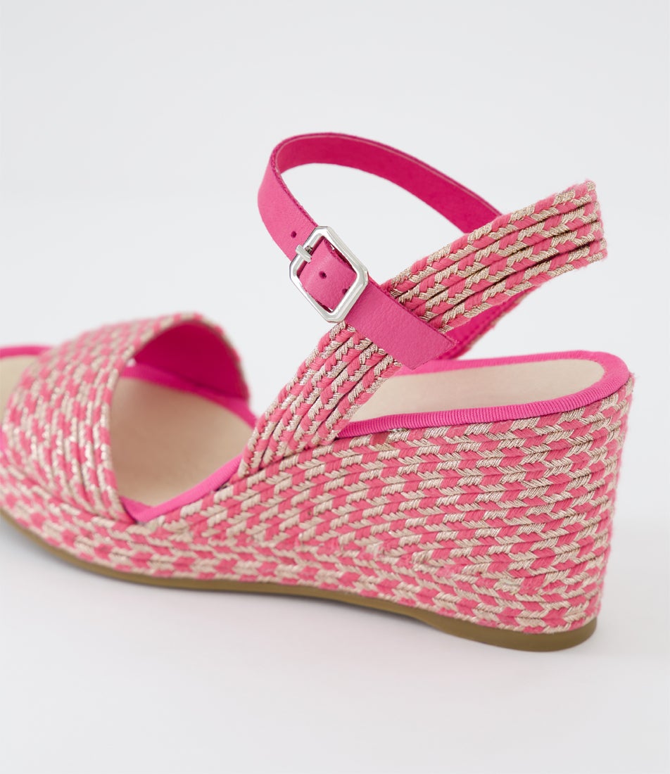 Petalo Pink Rose Gold Multi Sandals