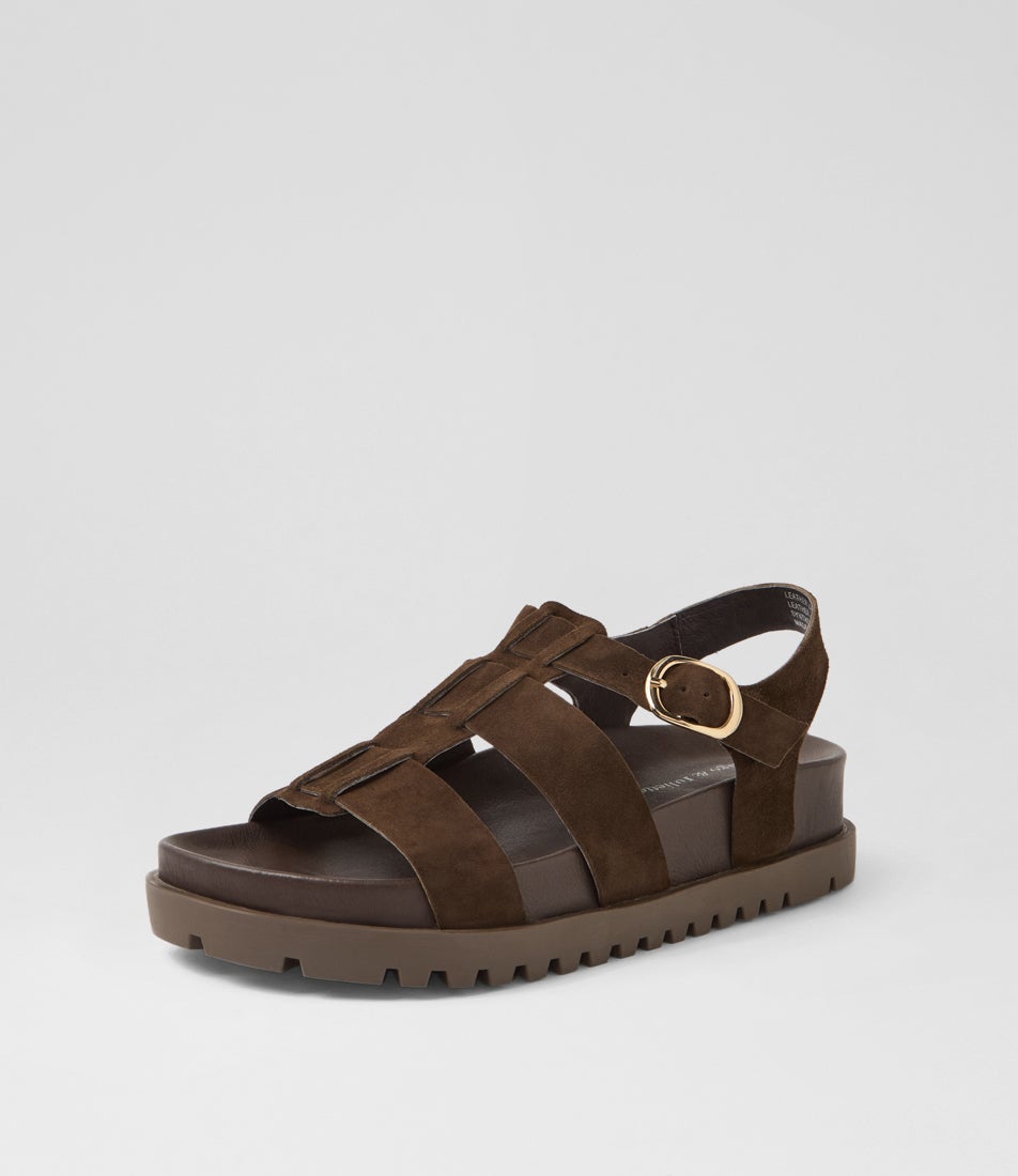 Uloria Choc Suede Sandals