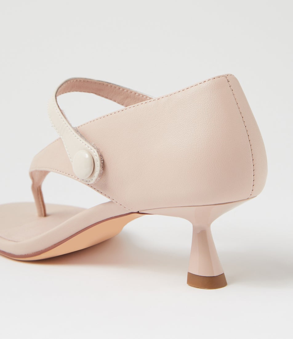 Kolla Nude Vanilla Leather Sandals