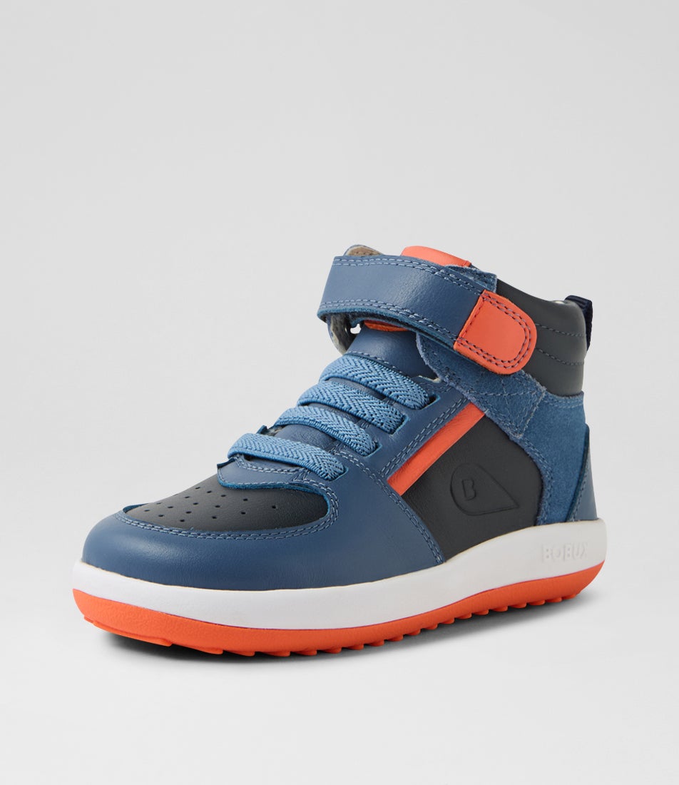 Iw Topspin Toddler Blue Indigo Leather Ankle Boots