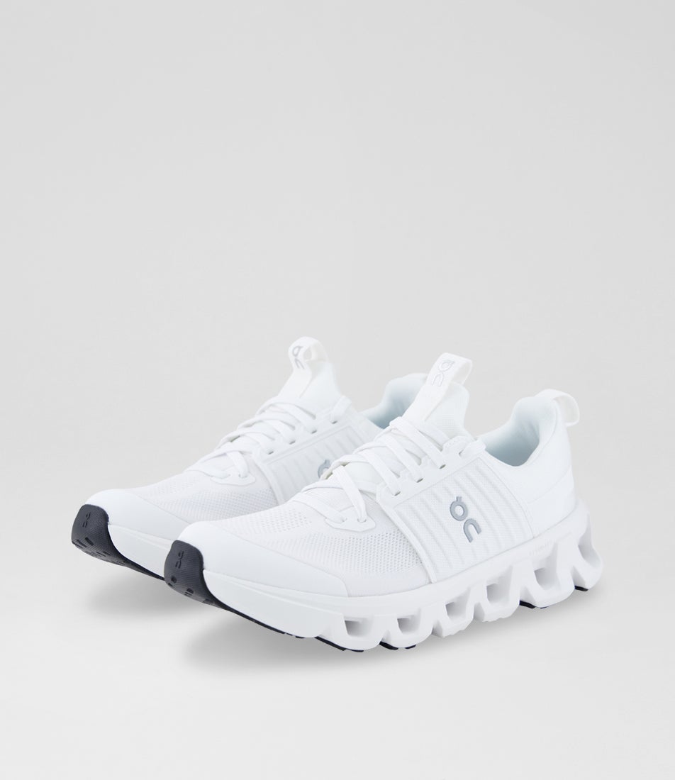Cloud Swift Youth All White Fabric Sneakers