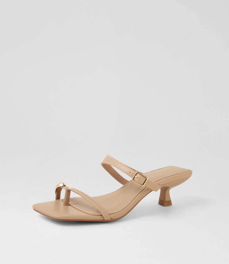 Dapper Sand Leather Sandals