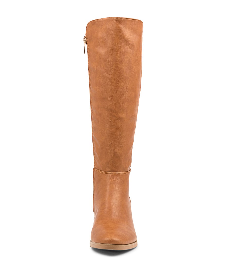 Telli2 Tan Stretch Boots