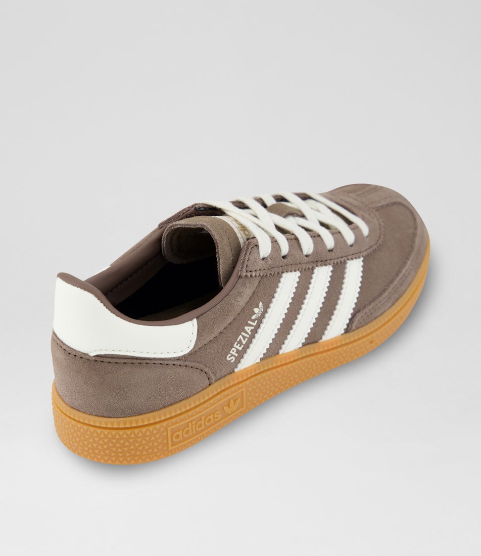 Handball Spezial Junior Earth Strata Off White Suede Sneakers