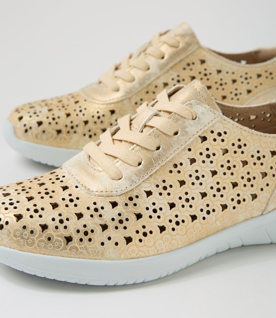 Friella Xf Smudge Metal Leather Sneakers