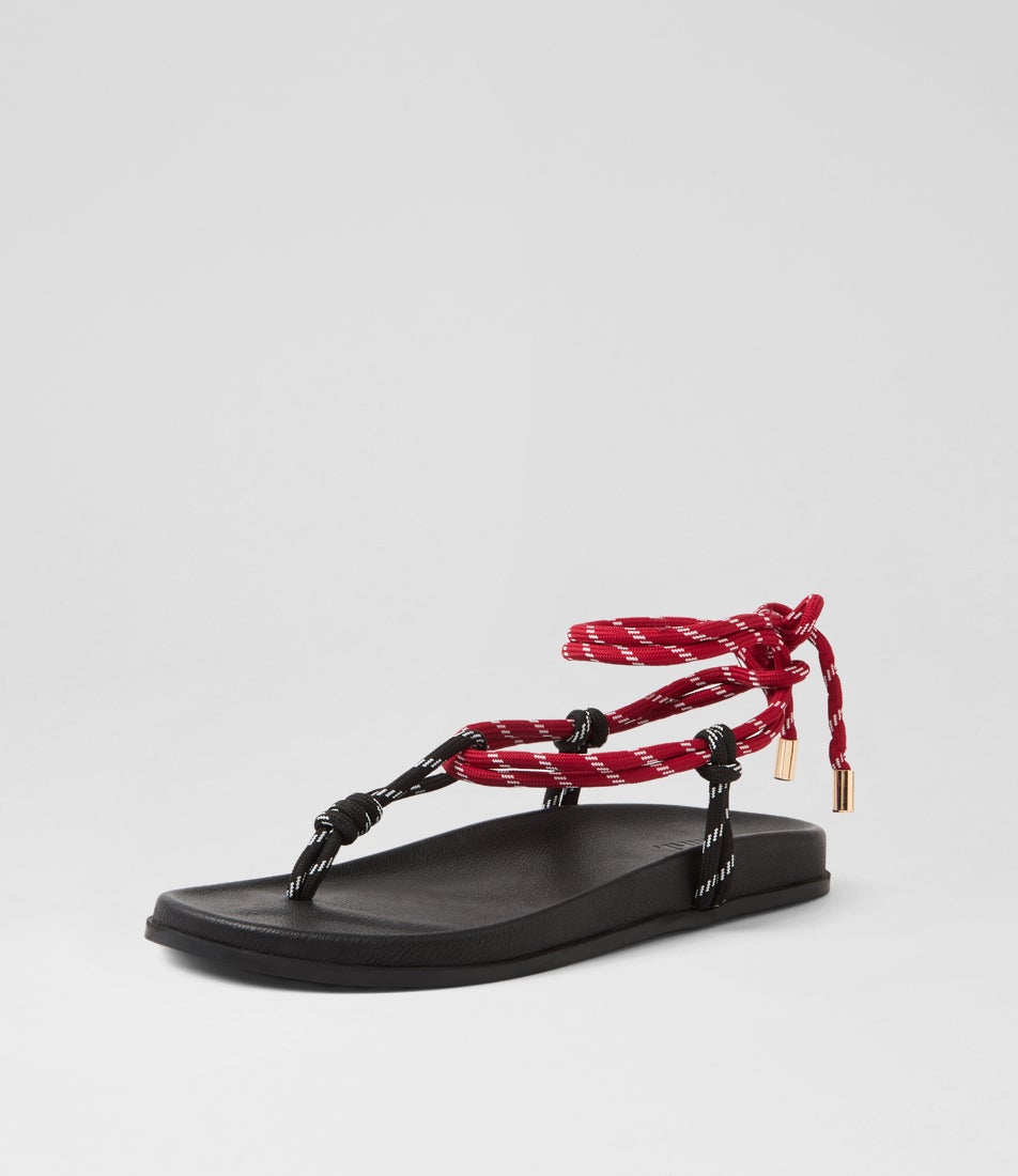 Hampa Black Bordeaux Multi Sandals