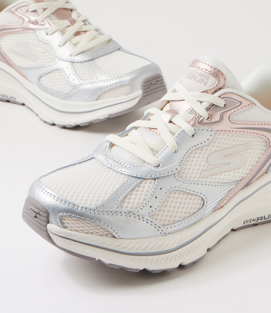 Go Run Consistent 2 Off White Mesh Sneakers