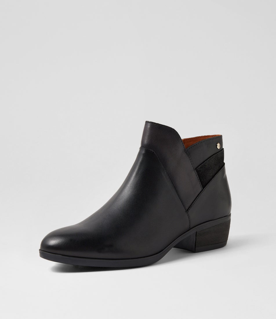 Daroca 32 Black Leather Ankle Boots