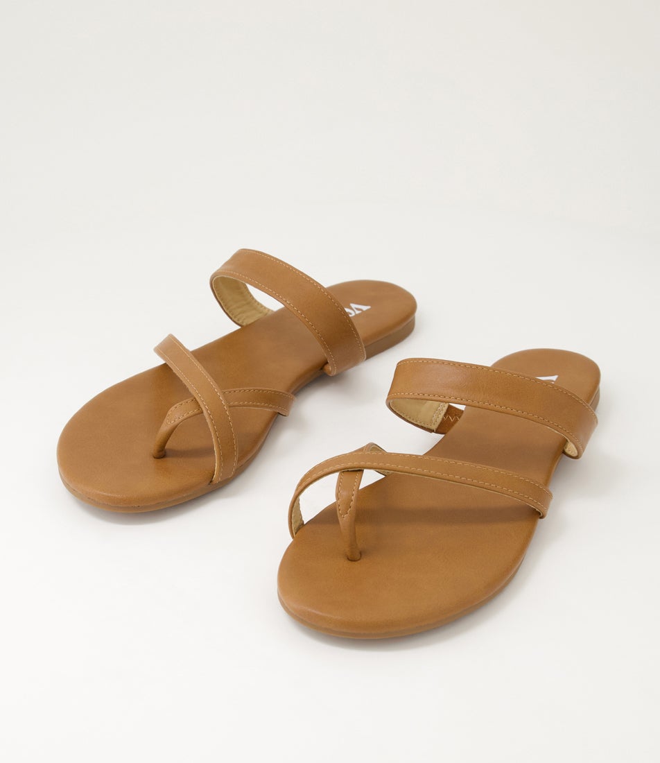Tova Cognac Slides