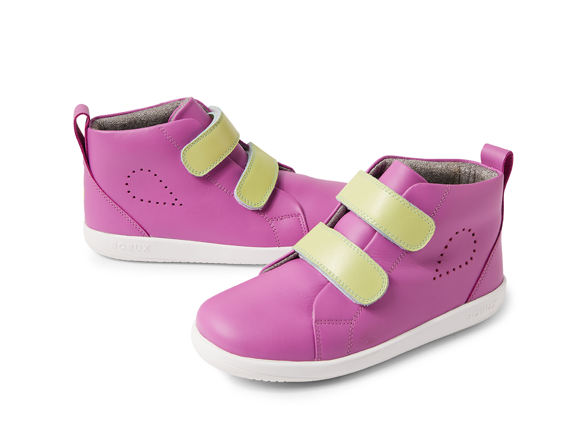 Kp Grass Court High Junior Orchid Leather Ankle Boots