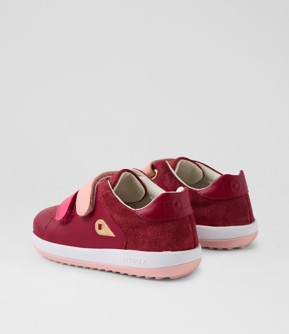 Kp Breakpoint Junior Cranberry Leather Sneakers