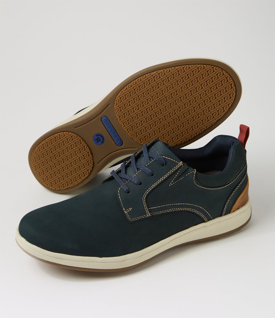 Jericho Navy Nubuck Lace Up Shoes