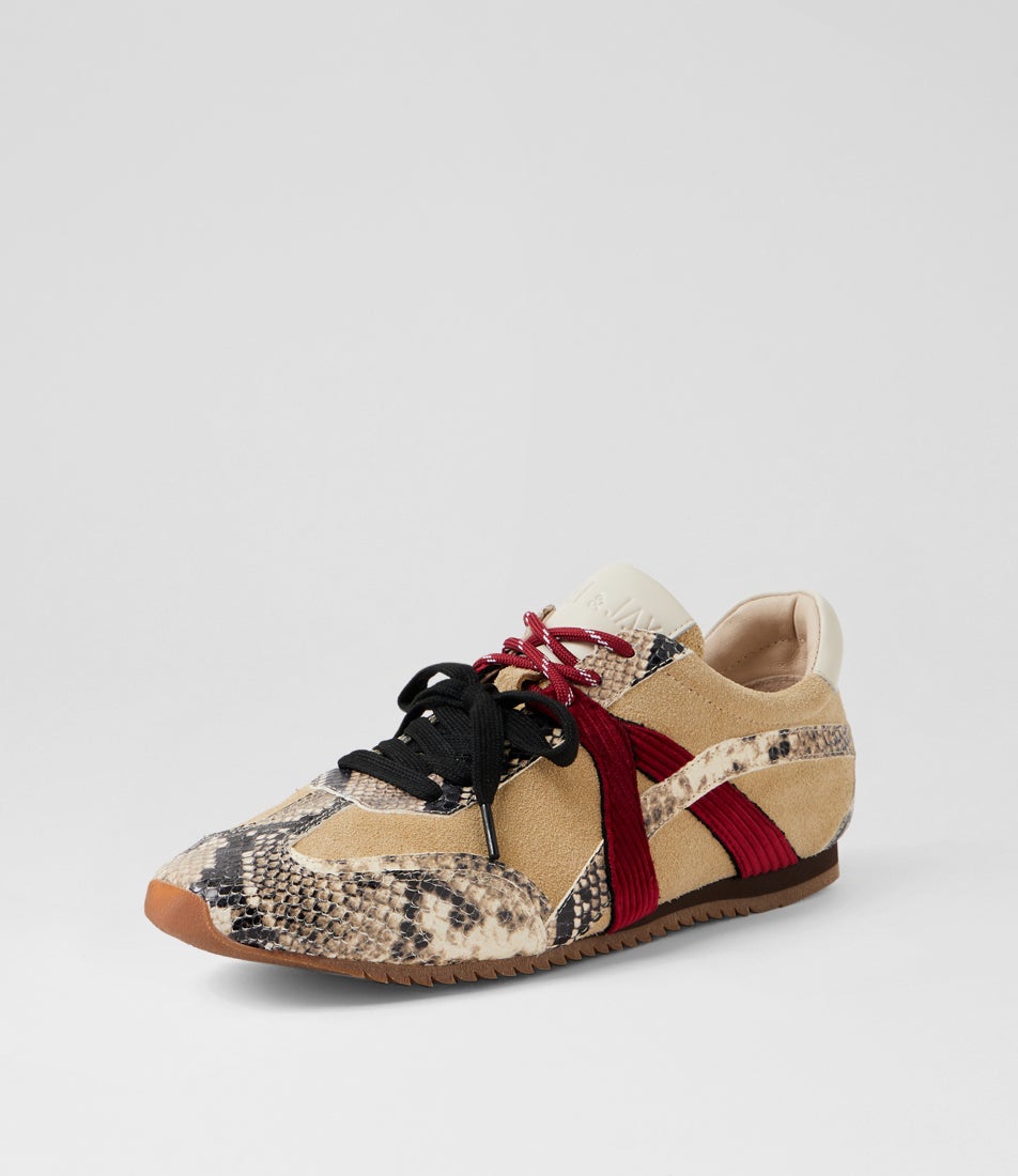 Rey Shiraz Multi Suede Sneakers