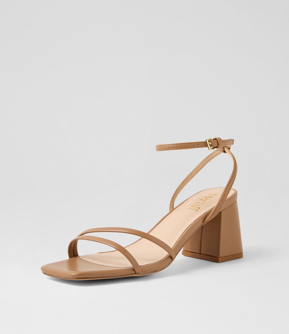 Stevie Dark Camel Sandals
