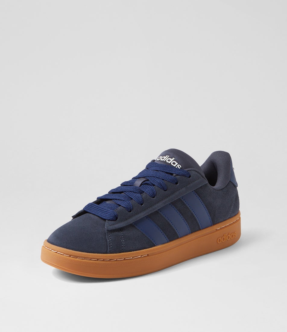 Grand Court Alphas M Shadow Navy Fabric Sneakers