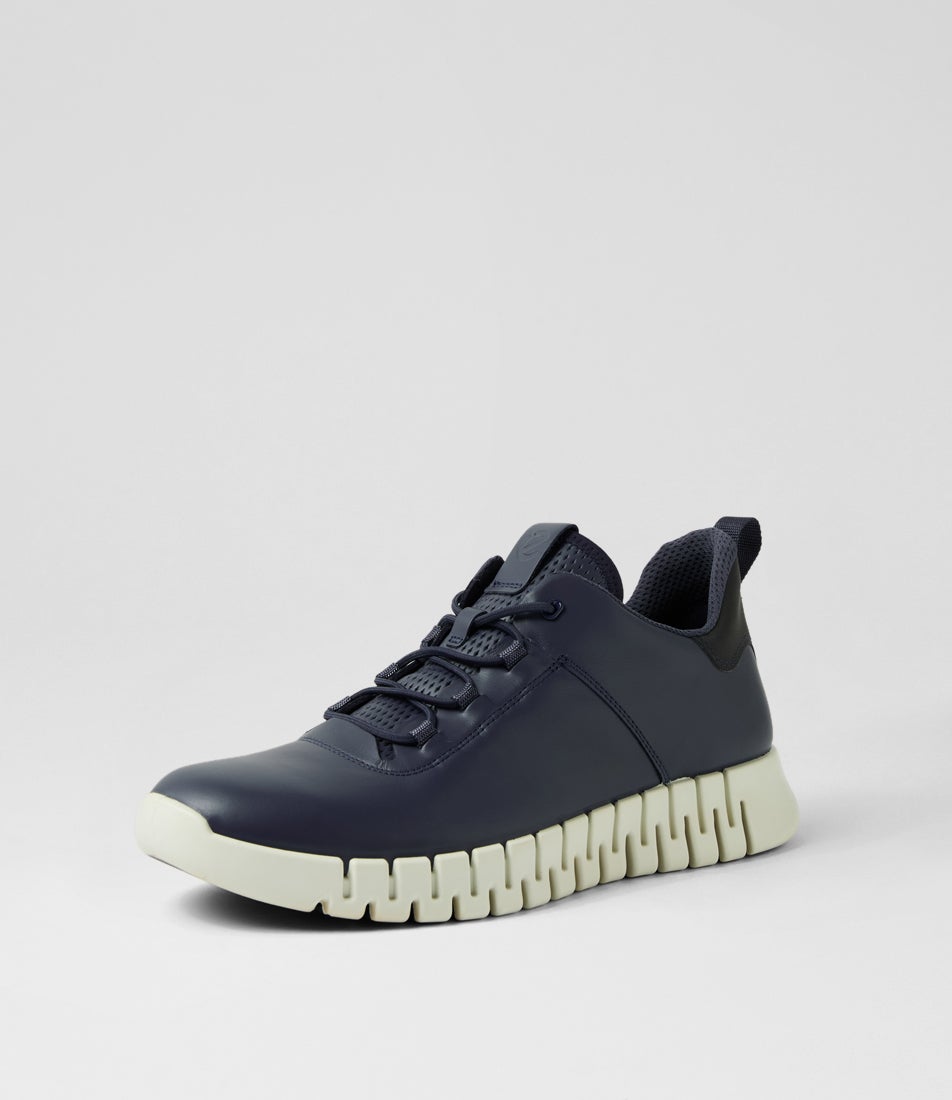 Gruuv M Marine Leather Sneakers