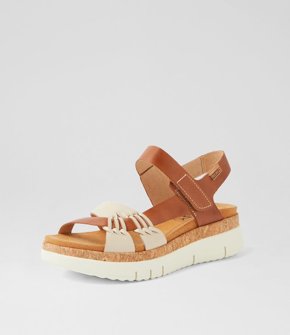Palma 68 Marfil Brandy Leather Sandals