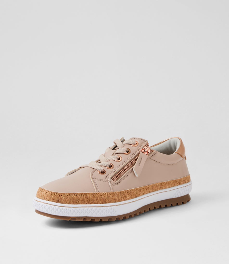 Gimmor Nude Smooth Sneakers