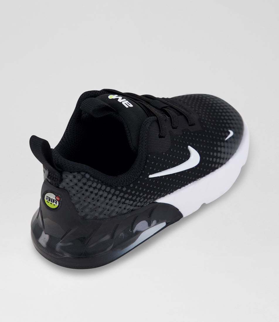 Air Max Phoenix Toddler Black White Anthracite Mesh Sneakers