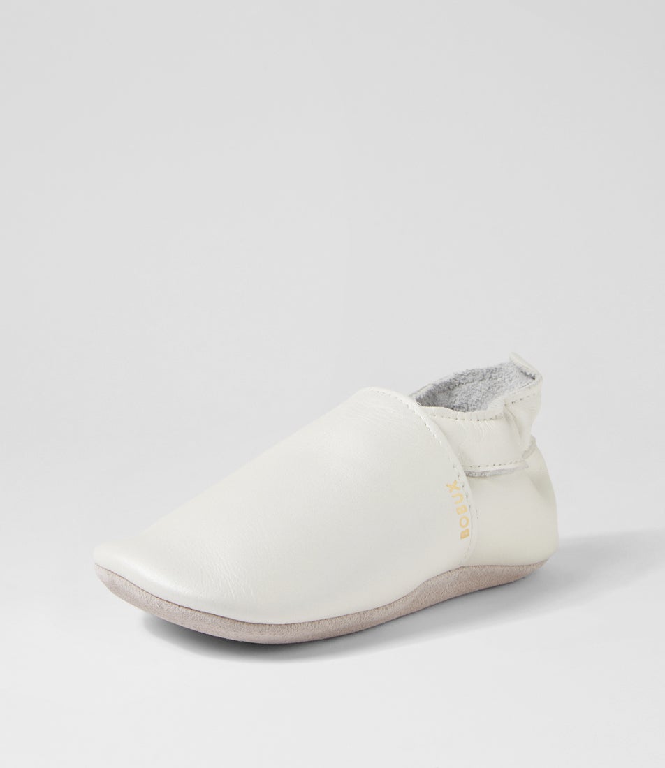 Ss Simple Infant Pearl Leather Flat Shoes