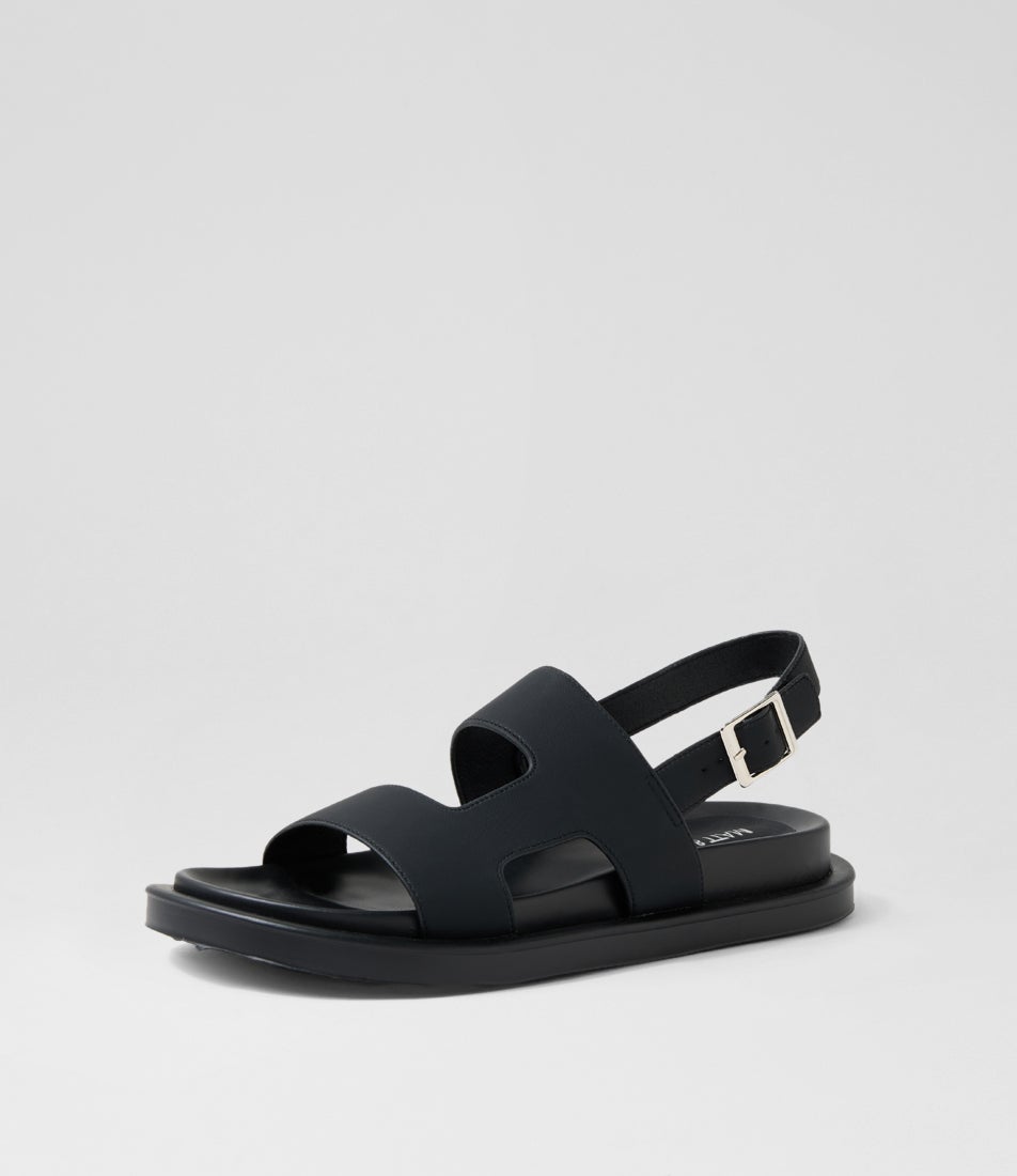 Moai Black Sandals