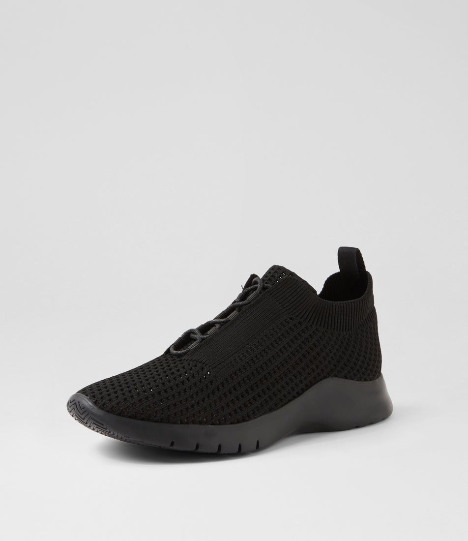 Prisse Xw Black Knit Sneakers