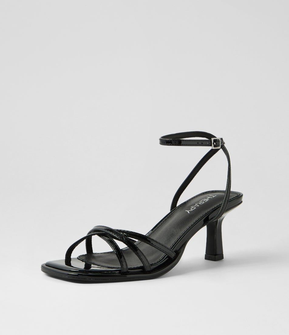 Kenzie 2 Black Patent Pu Sandals