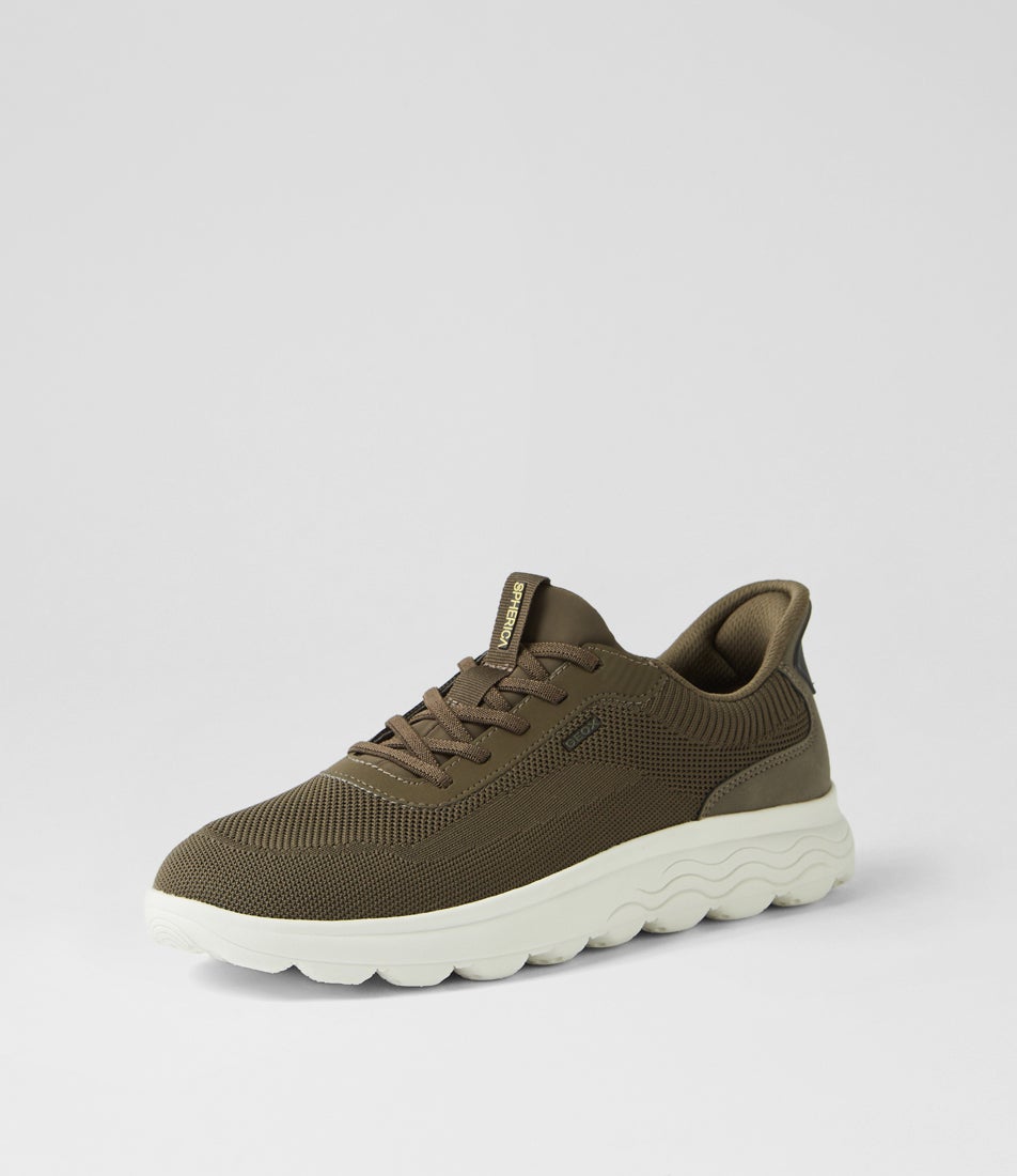 U Spherica Plus A Military Knit Sneakers