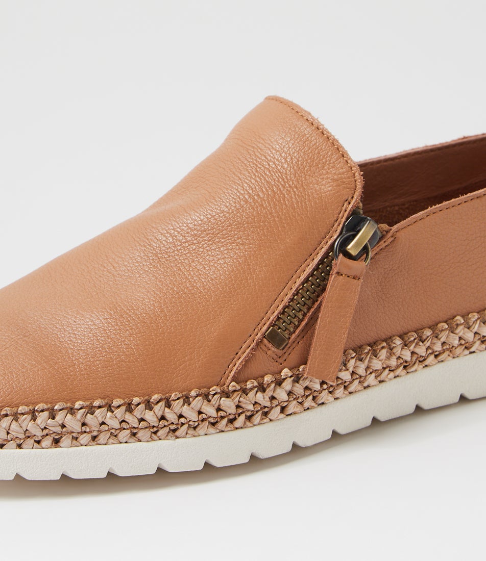 Ashli Light Tan Multi Flat Shoes